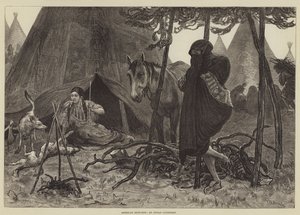 Amerikaanse schetsen, een Indiaanse hofmakerij